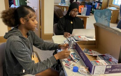 CAA Interns Shanya and Muna learn valuable skills and make a difference!